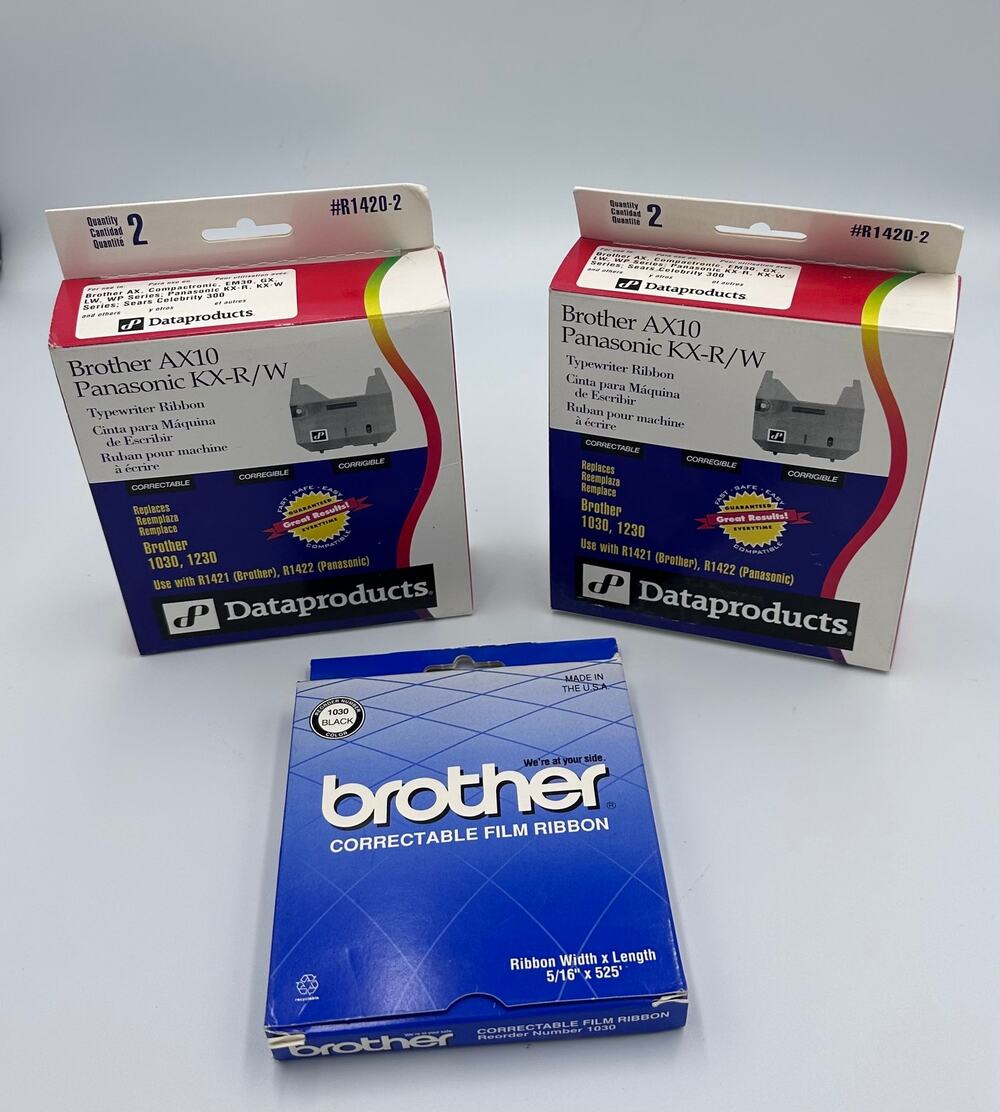 Brother R1421 Panasonic R1422 Black Typewriter Correctable Ribbon #3010 1230